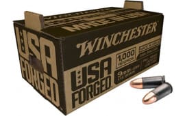 Winchester Ammo WIN9SK USA Forged 9mm Luger 115 GRFull Metal Jacket (FMJ) - 1000rd Box