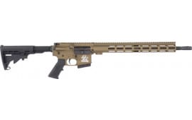 Great Lakes Firearms AR-15 Rifle, .350 Legend, 16" 4150 Nitride Barrel, 15.25" M-LOK Rail, 6 Position M4 Stock, Black Cerakote Finish- GL15350 BRZ16