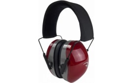 Radians TR0360CS TRPX Muff 29 dB Over the Head Folding Red Ear Cups with Black Headband for Adults 1 Pair