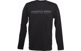 Springfield Armory GEP16642X Defend Your Legacy Mens T-Shirt Black 2XL Long Sleeve