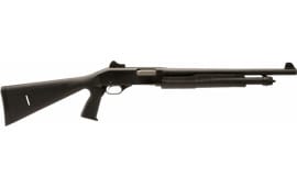Savage 19495 320 Security Pump 12GA 18.5" 3" 5+1 Synthetic w/ Pistol Grip Black
