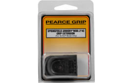 Pearce Grip PGM2.45 Grip Extension  made of Polymer with Texture Black Finish & 5/8" Gripping Surface for 45 ACP Springfield XD Mod.2