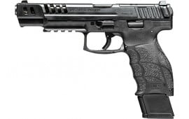 HK 81000555 VP9 Match Optic Ready 9mm Luger 5.51" 20+1 (4) Black Polymer Frame & Grip with Black Steel Slide