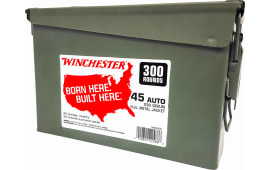 Winchester Ammo WW45C USA 45 ACP 230 gr Full Metal Jacket (FMJ) (Ammo Can) - 600rd Case