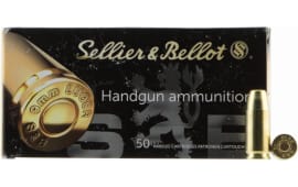 Sellier & Bellot SB9SUBB Handgun 9mm Luger Subsonic 150 gr Full Metal Jacket (FMJ) - 50rd Box