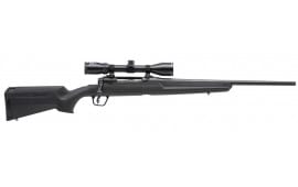 Savage Arms Axis II XP Compact Bolt Action 243 Win Rifle, 4+1 Capacity, 20" Barrel, Synthetic Stock, Includes Bushnell 3-9x40mm Scope - 57099