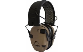 Walker's GWPXRSEMBB Razor X-TRM Digital Muff 21 dB Over the Head Polymer Battle Brown Ear Cups with Black Headband & White Logo
