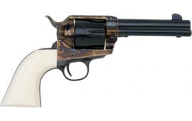 E.M.F - DLX Californian - Single-Action Revolver - 4.75" Barrel - .357 Mag - 6 Round Cylinder - Blued, Case Hardened w/ Ivory Grips - HF357CH434NMUI 