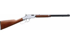Taylors and Company 2045 Uberti Scout Lever 22 LR 19" 14+1 Walnut Stock Blued Barrel/Chromed Receiver