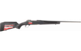 Savage Arms 57170 110 Storm 6.5 Creedmoor 4+1 22", Matte Stainless Metal, Gray Fixed AccuStock with AccuFit, Left Hand