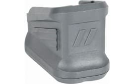 ZEV BPAD-G17-5-GRY Basepad  made of Polymer with Gray Finish for Glock 17rds Magazines (Adds 5rds)