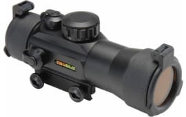 TruGlo TG-8030B2 Traditional  Matte Black 2x42mm 39mm Tube 2.5  MOA Red Dot Reticle