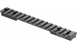 Leupold 180954 BackCountry  Matte Black Aluminum For Savage 10/110 Round Receiver Rifle Cross-Slot Short Action 20 MOA