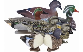 Higdon Outdoors 19993 Standard Puddle Pack Early Season Teal/Wood Duck Species Multi Color Foam Filled 6 Pack
