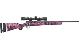 Mossberg 28143 Patriot Youth Super Bantam Scoped Combo 5+1 Cap 20" Matte Blued Barrel Muddy Girl Wild Fixed with Adjustable LOP Stock Right Hand 3-9x40mm Scope Weaver Style Bases