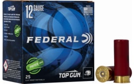 Federal TG12WS175 Top Gun 12GA 2.75" 1oz #7.5 Shot - 25sh Box