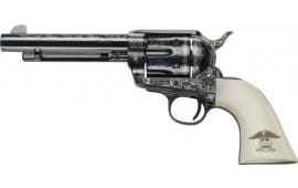 E.M.F W45LLE434NMUI Liberty .45LC 4 3/4" Laser Engraved Blue Ivory Liberty Revolver