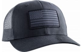 Magpul MAG1215-001 Standard Black Adjustable Snapback Osfa Structured Woven American Flag Patch