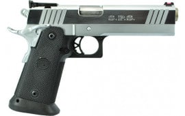 TriStar 85676 SPS Pantera 1911 9mm Luger 5" 18+1, Chrome Finish Steel, Beavertail Frame, Serrated Slide, Black Polymer Grip