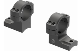Leupold 181334 BackCountry Scope Mount/Ring Combo Matte Black Aluminum For Savage 10/110 Round Receiver Rifle 1" Tube High Rings