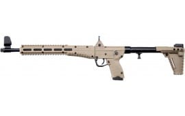 Kel-Tec SUB-2000 9mm Collapsible Rifle GLK 17 Model, Glock Mag Compatible, W / 17 Round Mag - Tan - SUB2K9GLK17BTANHC
