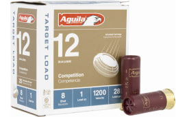 Aguila 1CHB1305 Target Load 12 Gauge 2.75" 1 oz 8 Shot - 25sh Box