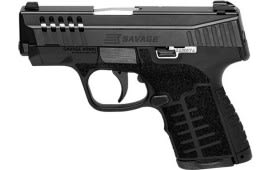 Savage Arms 67001 Stance MC9MS Black 3.2" 8rd NO Safety 3-DOT