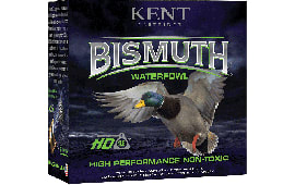 Kent Cartridge B123W404 Bismuth Waterfowl 12 Gauge 3" 1 3/8 oz 4 Shot - 25sh Box