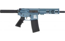 Great Lakes Firearms  AR-15 Pistol, .223 Wylde 7.5" Black Nitride Barrel, 7.25" M-LOK Rail, 7075 T6  Receiver, Blue Titanium Cerakote  - GL15223P BLU