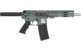 Great Lakes Firearms  AR-15 Pistol, .223 Wylde 7.5" Stainless Barrel, 7.25" M-LOK Rail, 7075 T6  Receiver, Charcoal Green Cerakote  - GL15223SSP CHG