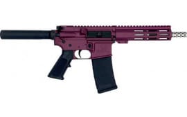 Great Lakes Firearms  AR-15 Pistol, .223 Wylde 7.5" Stainless Barrel, 7.25" M-LOK Rail, 7075 T6  Receiver, Wild Cherry Cerakote Finish, GL15223SSP CHY