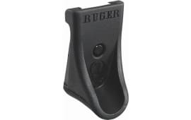 Ruger 90364 Extended Floorplate  made of Polymer with Black Finish for Ruger LC, EC9s & LC9s
