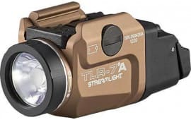 Streamlight 69429 TLR-7 A Flex Includes High Switch (mounted) and LOW SWITCH, lithium battery, and key kit FDE Box