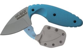 Ka-Bar Knives 1480SF Tdi Astro Mpgray Hard Plastic Sheath, Gray Tdi Clip, Str Edge