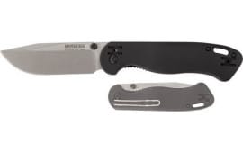 Ka-Bar Knives BK40 Becker Foldersilver Pocket Clip, Str Edge