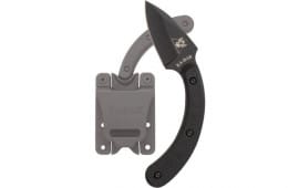 Ka-Bar Knives 1494 Tdi Ladyfingerblack Hard Plastic Sheath, Black Clip, Str Edge