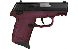 SCCY CPX1CBCRG3 CPX1-CB Pistol GEN 3 10rd BLACK/CRIMSON w/SAFETY