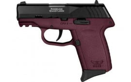 SCCY CPX2CBCRG3 CPX2-CB Pistol GEN 3 10rd BLACK/CRIMSON w/O Safety