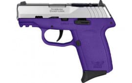 SCCY CPX2TTPURDRG3 CPX2-TT Pistol GEN 3 10rd SS/PURPLE w/O Safety RDR