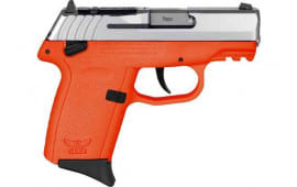 SCCY CPX1TTORRDRG3 CPX1-TT Pistol GEN 3 10rd SS/ORANGE w/SAFETY RDR