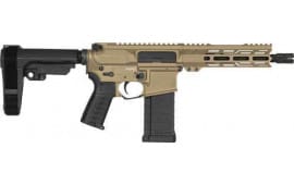 CMMG 54A8879-CT Pistol Banshee MK4 5.7X28 MM 8" 40rd Ripbrace Coyote TAN