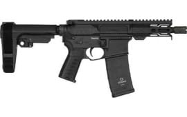 CMMG 94A1798-AB Banshee MK4 9mm Luger 5" 30+1 Black Cerakote Rec CMMG 6 Position RipBrace Black Black Polymer Grip Right Hand