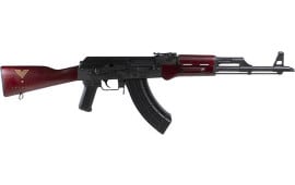 Century Arms BFT47 VETERANS Model Semi-Auto 7.62x39mm AK-47 Rifle, Red Furniture, Veteran Engraved Stock, Bulged Front Trunion, 30 Rd - RI4374N BFT47