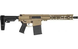 CMMG 38A928E-CT Pistol Banshee MK3.308WIN 12.5" 20rd Ripbrace Coyote TAN