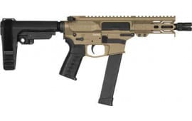 CMMG 45A69BB-CT Pistol Banshee MKG 5" 26rd Ripbrace Coyote TAN