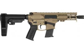CMMG 57ABCAD-CT Pistol Banshee MK57 5.7X 28MM 5" 20rd Ripbrace TAN
