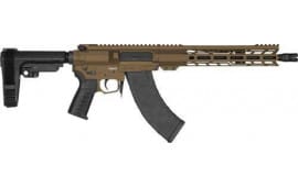 CMMG 76A0B33-MB Pistol Banshee MK47 7.62X 39MM 12.5"30rd Ripbrace Bronze