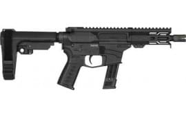 CMMG 92A17A4-AB Pistol Banshee MK17 5" 21rd Ripbrace Armor Black