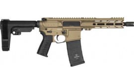 CMMG 94A5185-CT Pistol Banshee MK4 8" RDB/9ARC 30rd Ripbrace TAN