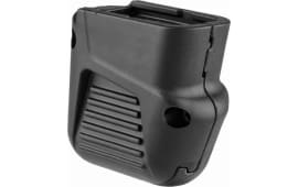 FAB Defense FX4310B Magazine Extension  made of Polymer with Matte Black & Adds 4 Extra Rounds for Glock 43
